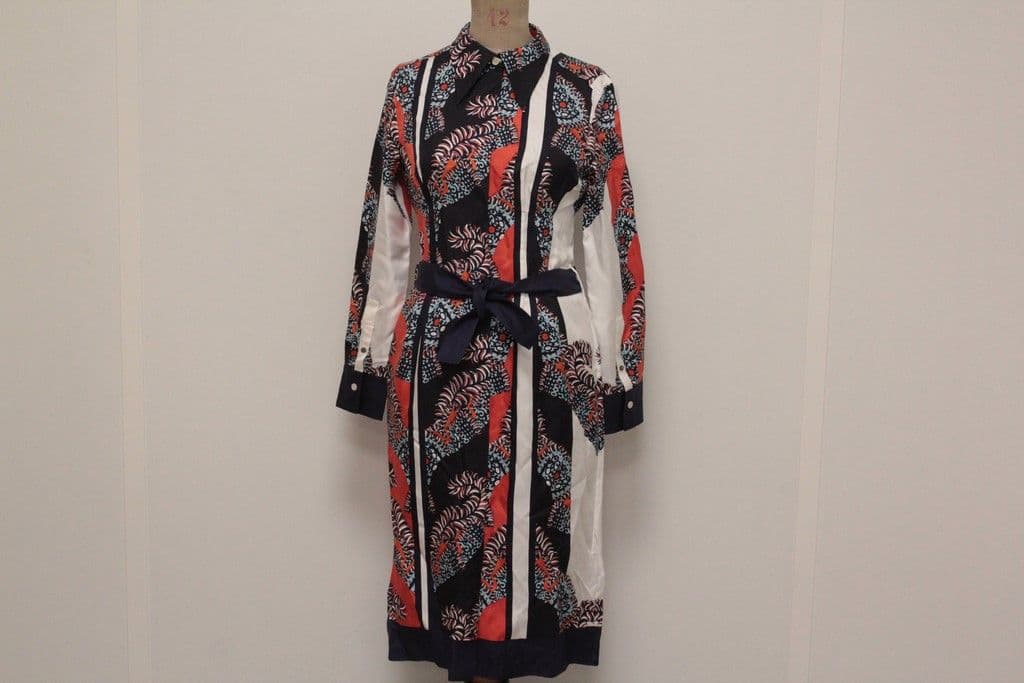 HERMES Robe soie Dragons T36